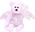 Beanie Baby Halo the Angel Bear gif