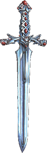 magical sword from Adventure of Link box art rotating