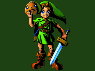 official art of Link with the Goron Mask