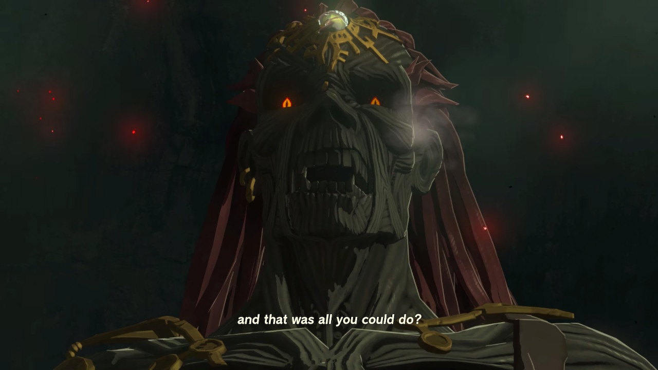 Ganondorf continues, 'and that was all you could do?'