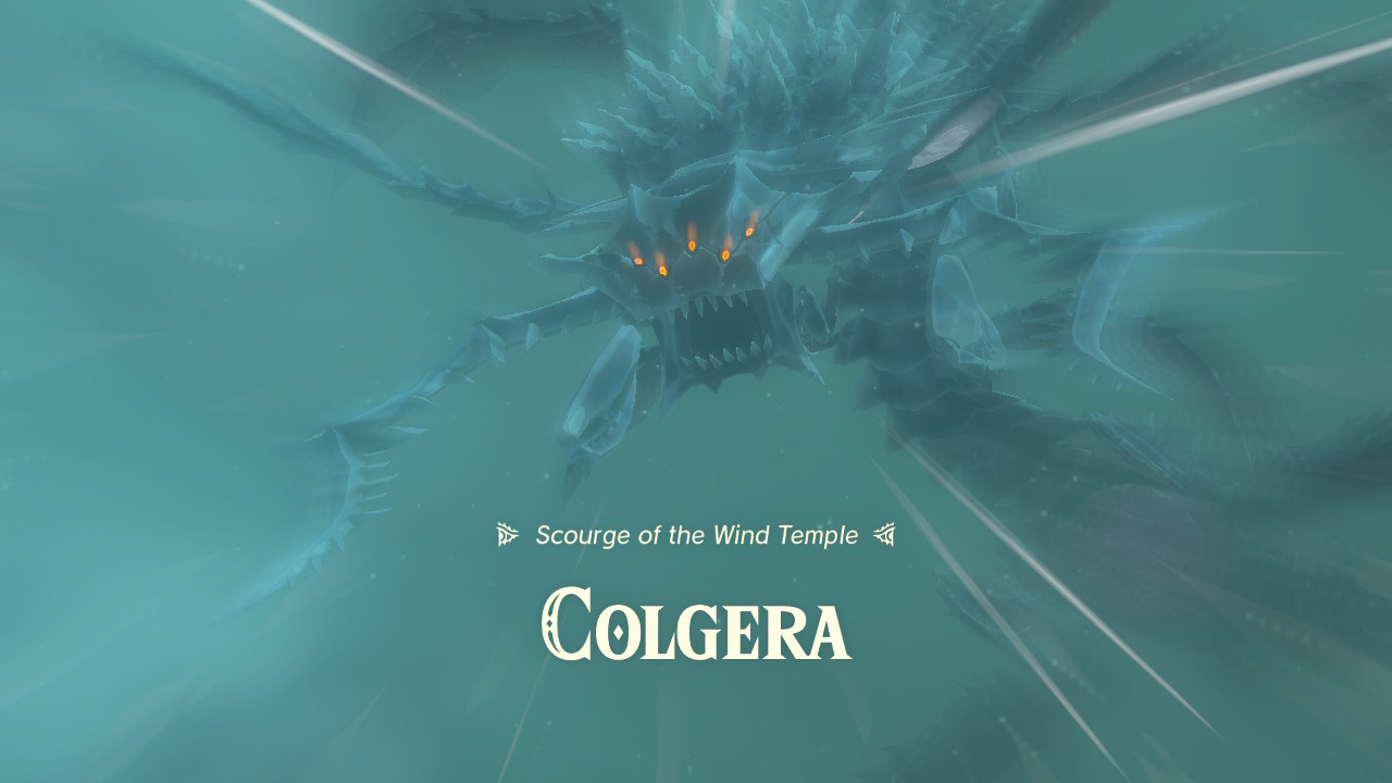 Insectoid flying boss, Scourge of the Wind Temple, Colgera