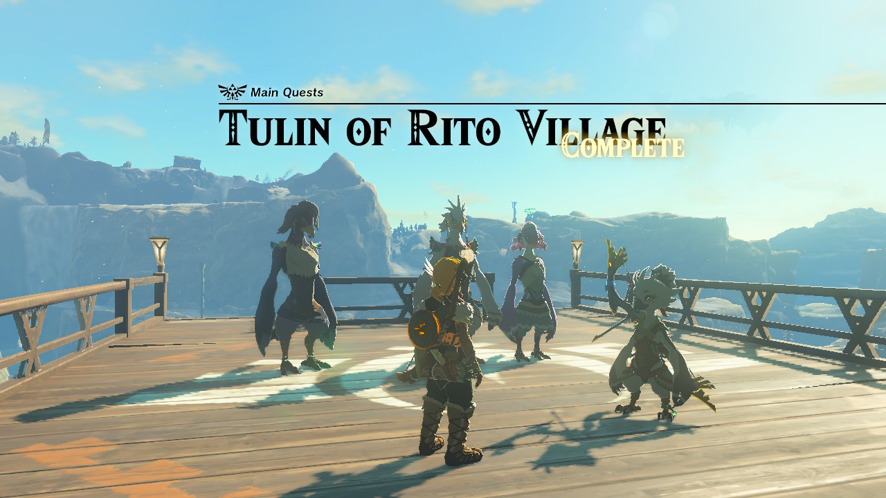 Main Quests, Tulin of Rito Village COMPLETE